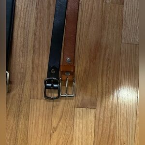 Black and Brown Leather Belts
